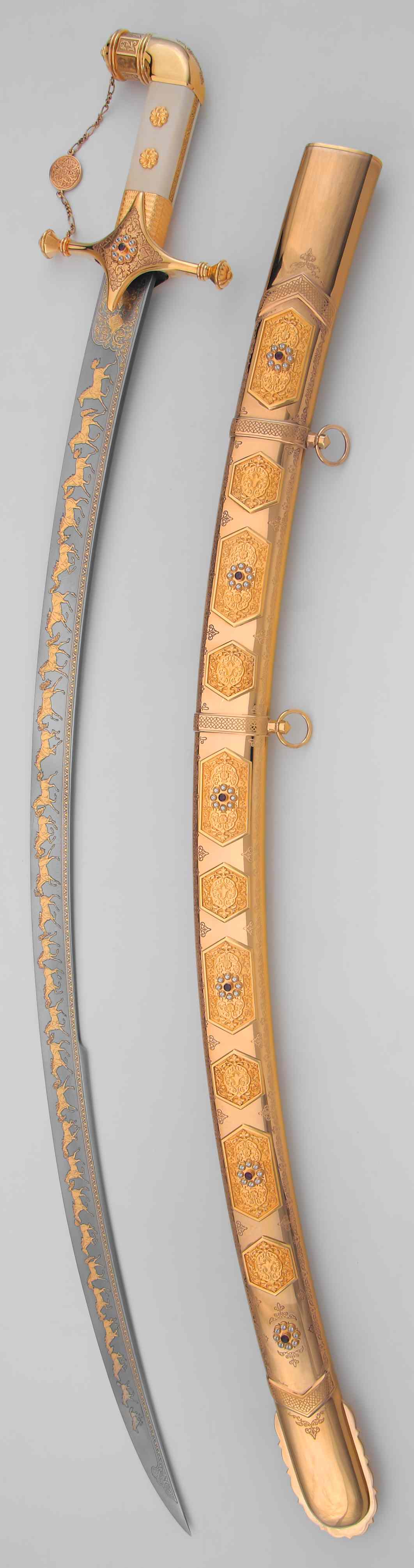 Traditional arabian curved Sword